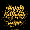 Happy Birthday Card for Kasper - Download GIF and Send for Free