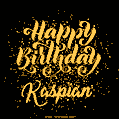 Happy Birthday Card for Kaspian - Download GIF and Send for Free