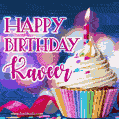 Happy Birthday Kaveer - Lovely Animated GIF