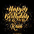 Happy Birthday Card for Kavi - Download GIF and Send for Free