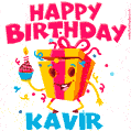 Funny Happy Birthday Kavir GIF