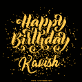 Happy Birthday Card for Kavish - Download GIF and Send for Free