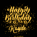 Happy Birthday Card for Kayde - Download GIF and Send for Free