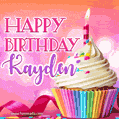 Happy Birthday Kayden - Lovely Animated GIF