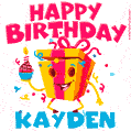 Funny Happy Birthday Kayden GIF