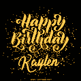 Happy Birthday Card for Kaylen - Download GIF and Send for Free