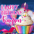 Happy Birthday Kayson - Lovely Animated GIF