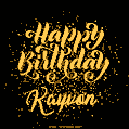 Happy Birthday Card for Kayvon - Download GIF and Send for Free