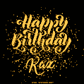 Happy Birthday Card for Kaz - Download GIF and Send for Free