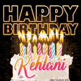 Kehlani - Animated Happy Birthday Cake GIF Image for WhatsApp