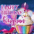 Happy Birthday Keighan - Lovely Animated GIF