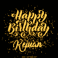 Happy Birthday Card for Kejuan - Download GIF and Send for Free