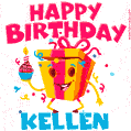 Funny Happy Birthday Kellen GIF