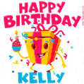 Funny Happy Birthday Kelly GIF