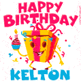 Funny Happy Birthday Kelton GIF