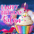 Happy Birthday Kelvin - Lovely Animated GIF