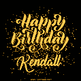 Happy Birthday Card for Kendall - Download GIF and Send for Free