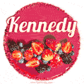Happy Birthday Cake with Name Kennedy - Free Download
