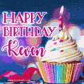 Happy Birthday Keven - Lovely Animated GIF