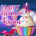 Happy Birthday Kevion - Lovely Animated GIF