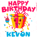 Funny Happy Birthday Kevon GIF