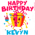 Funny Happy Birthday Kevyn GIF