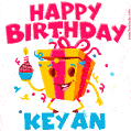Funny Happy Birthday Keyan GIF