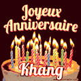 Joyeux anniversaire Khang GIF