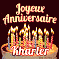Joyeux anniversaire Kharter GIF