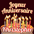 Joyeux anniversaire Khristopher GIF