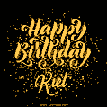 Happy Birthday Card for Kiel - Download GIF and Send for Free