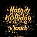 Happy Birthday Card for Kinnick - Download GIF and Send for Free