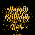 Happy Birthday Card for Kirk - Download GIF and Send for Free