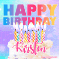 Funny Happy Birthday Kirsten GIF
