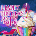 Happy Birthday Kitai - Lovely Animated GIF
