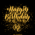 Happy Birthday Card for Kj - Download GIF and Send for Free