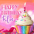 Happy Birthday Kloe - Lovely Animated GIF