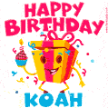 Funny Happy Birthday Koah GIF