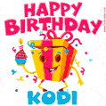 Funny Happy Birthday Kodi GIF