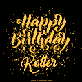 Happy Birthday Card for Kolter - Download GIF and Send for Free
