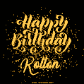 Happy Birthday Card for Kolton - Download GIF and Send for Free
