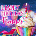 Happy Birthday Konnor - Lovely Animated GIF