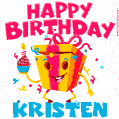 Funny Happy Birthday Kristen GIF
