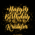 Happy Birthday Card for Kristofer - Download GIF and Send for Free