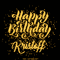 Happy Birthday Card for Kristoff - Download GIF and Send for Free