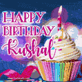 Happy Birthday Kushal - Lovely Animated GIF
