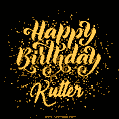 Happy Birthday Card for Kutter - Download GIF and Send for Free