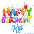 Happy Birthday Kyi - Creative Personalized GIF With Name