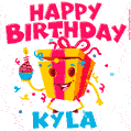 Funny Happy Birthday Kyla GIF