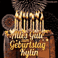 Alles Gute zum Geburtstag Kylin (GIF)
